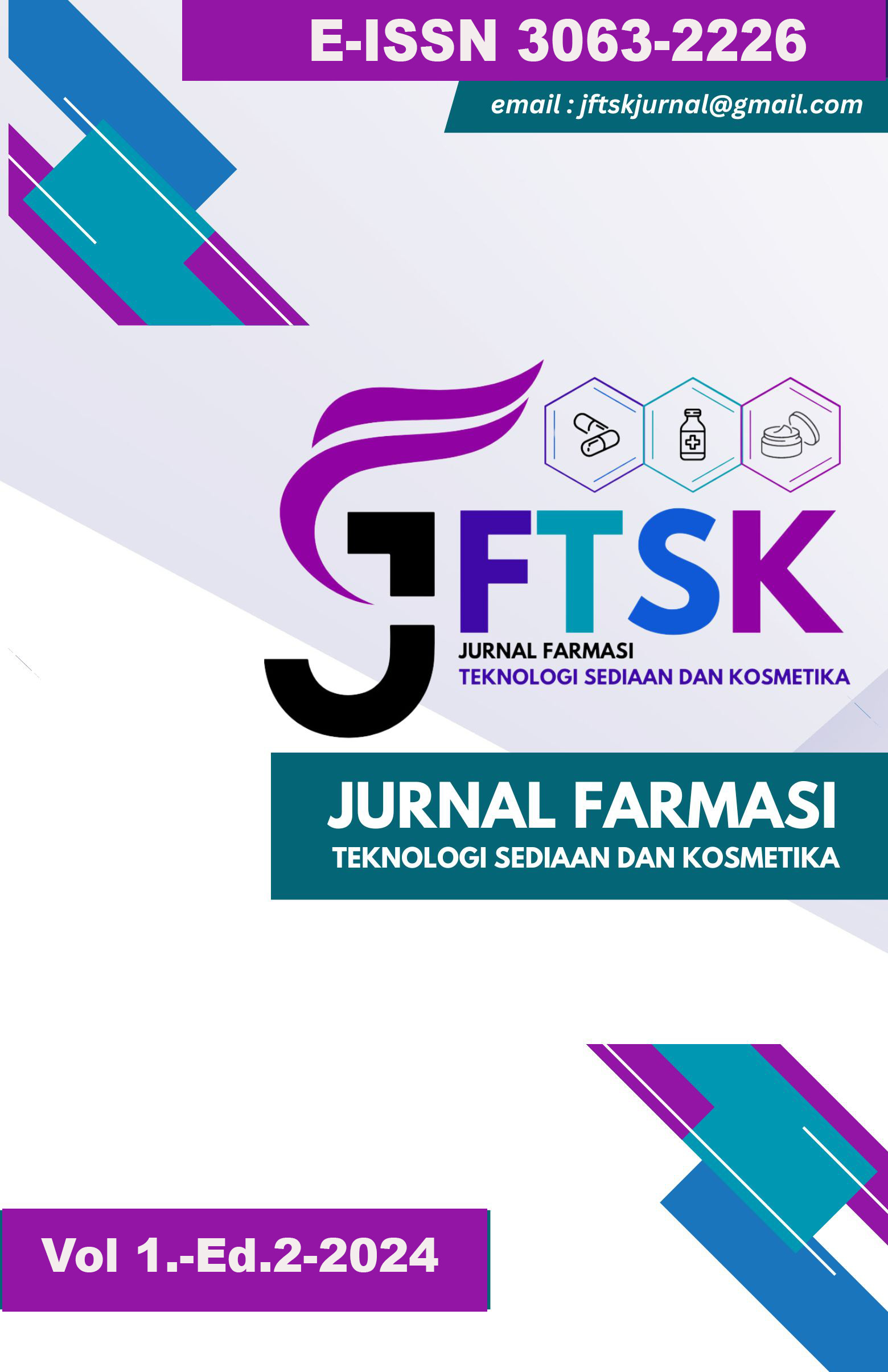 					View Vol. 1 No. 2 (2024): Jurnal Farmasi Teknologi Sediaan dan Kosmetika
				